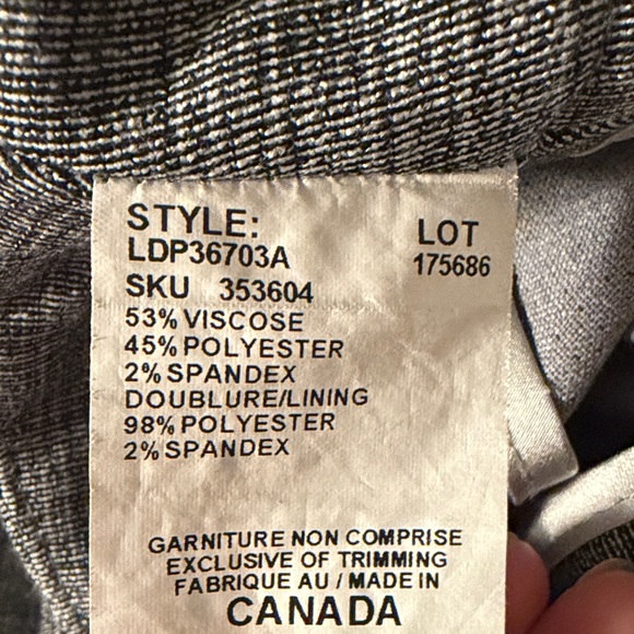 Le Chateau Charcoal Trousers - Picture 5 of 6